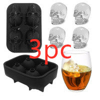 Silicone Ice Moulds – Skull, Rose, Ball & Diamond