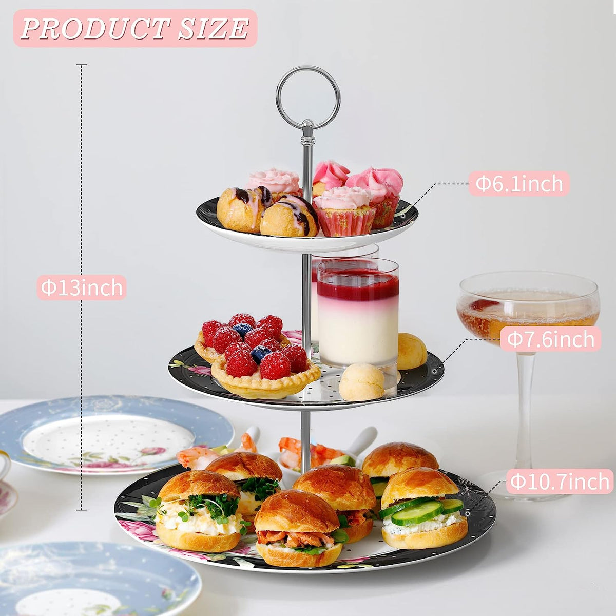 Afternoon Tea Porcelain Gift Set – Black