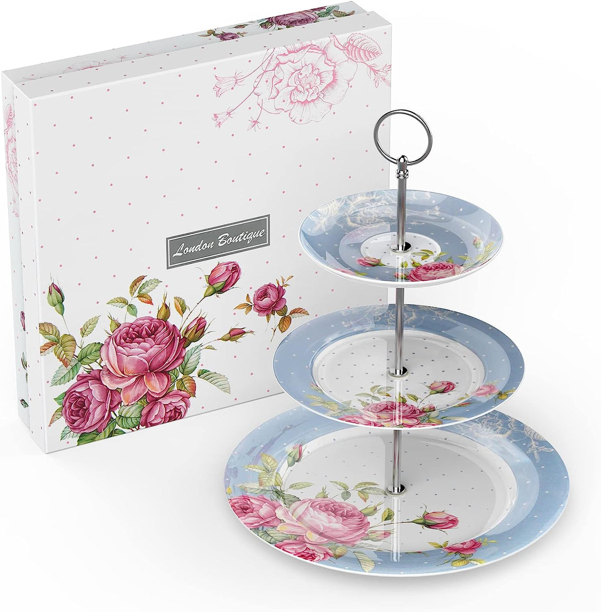 Afternoon Tea Porcelain Gift Set – Blue