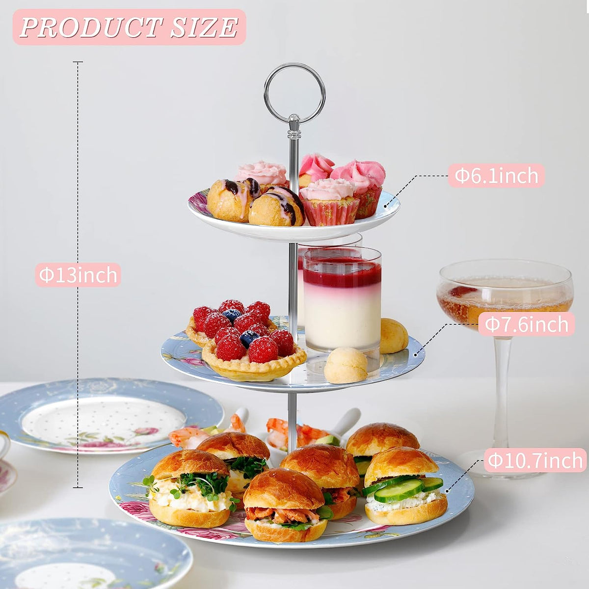 Afternoon Tea Porcelain Gift Set – Blue