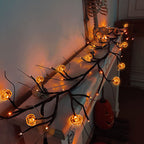Halloween LED Willow Vine String Light – Bats or Pumpkins