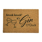 Gin O'Clock Funny Welcome Doormat