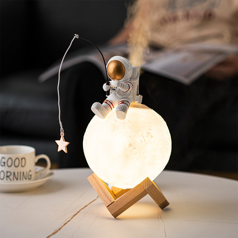 Astronaut Figurines Home Decoration Night Light Humidifier