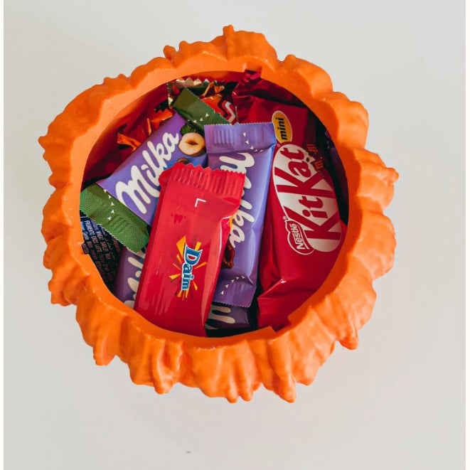 Melting Pumpkin Sweet Bowl with Lid