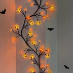 Halloween LED Willow Vine String Light – Bats or Pumpkins