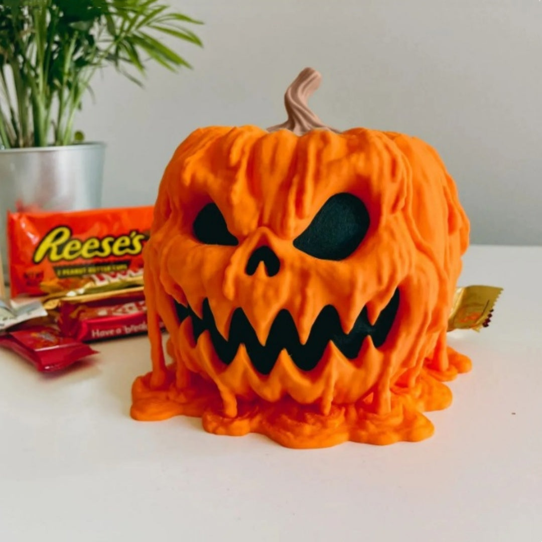 Melting Pumpkin Sweet Bowl with Lid