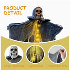 Hanging Ghost & Skull Halloween Decoration