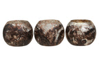 Brown Marble Effect Tealight Holders - Set of 3
