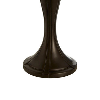 Wisteria Tiffany Stained Glass Table Lamp with Bronze Base