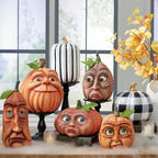 Halloween Resin Pumpkin Decorations – Singles or Set of 6