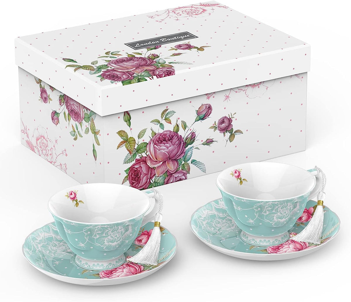 Afternoon Tea Porcelain Gift Set – Blue