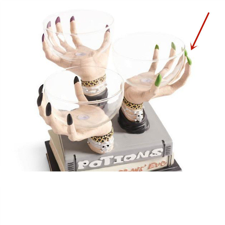 Witch’s Hand Halloween Snack Bowl Stand