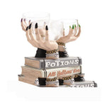Witch’s Hand Halloween Snack Bowl Stand