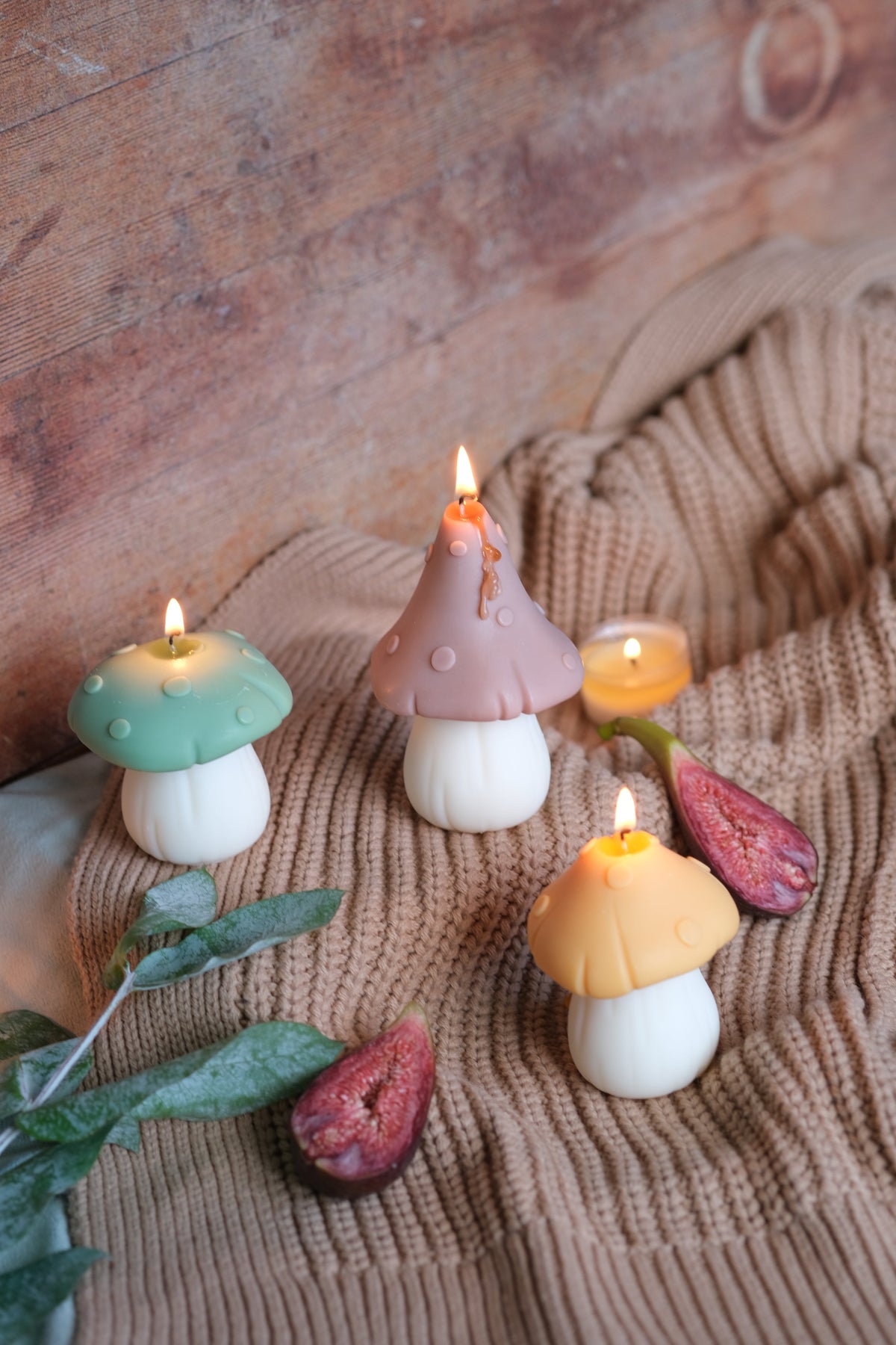 Scented Mushroom Soy Wax Candles