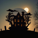 Haunted House LED Tealight Holder
