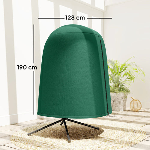 190 x 128cm Hanging Egg Chair Furniture Cover - Green