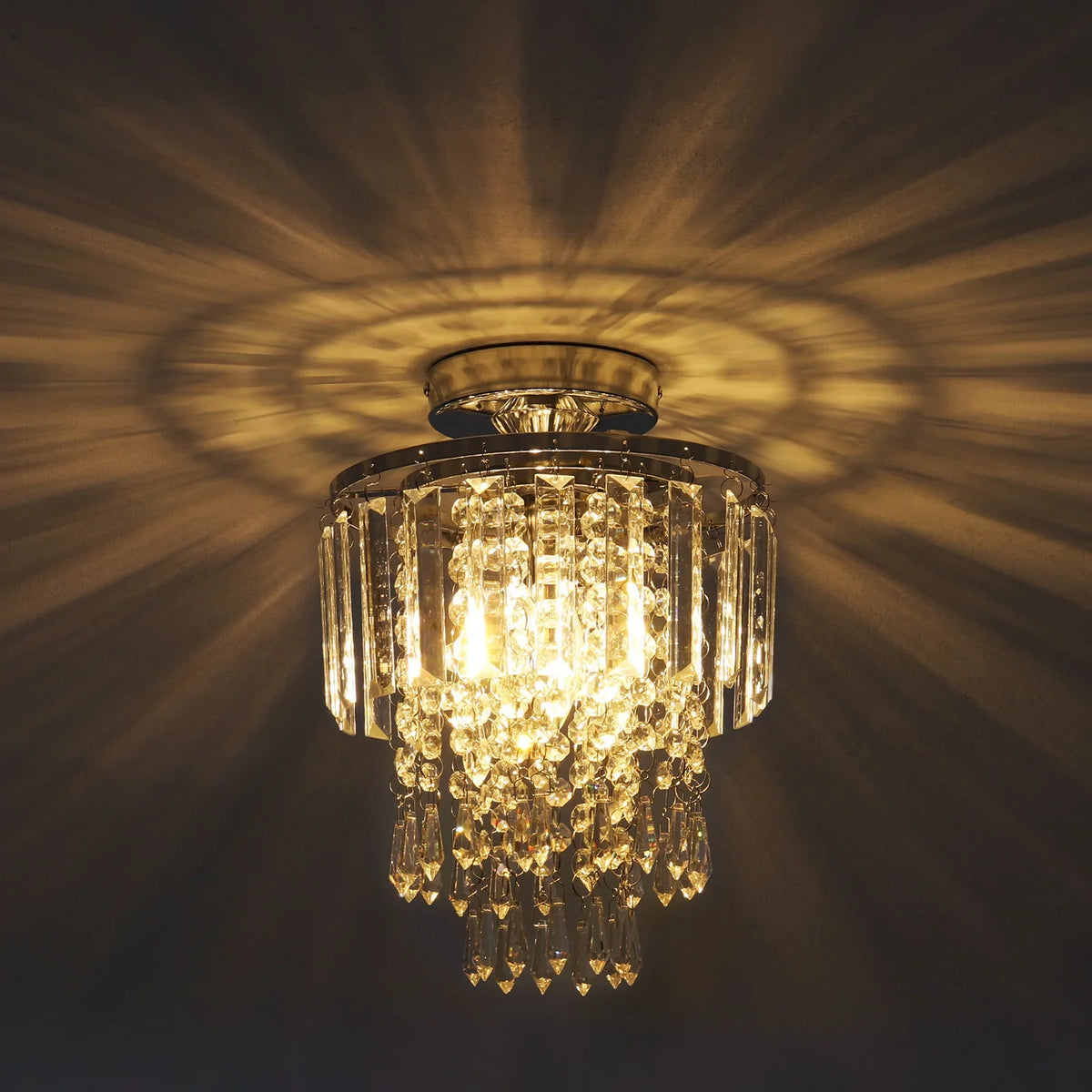 Crystal Mount Ceiling Light 23cm /25cm / 30cm