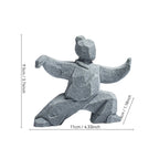 Miniature Tai Chi Master Stone Figurine - Chinese Sculpture