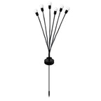 2sets Solar Firefly Lights Christmas Outdoor Garden Waterproof Lawn Lights, Color: 6 Head Color Light