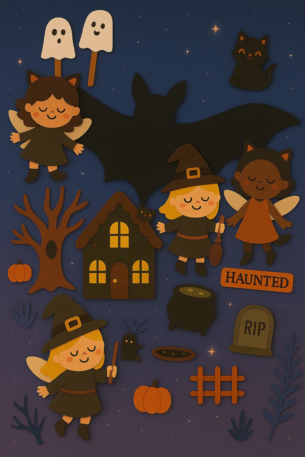 Halloween Fairy Garden Refill Kit