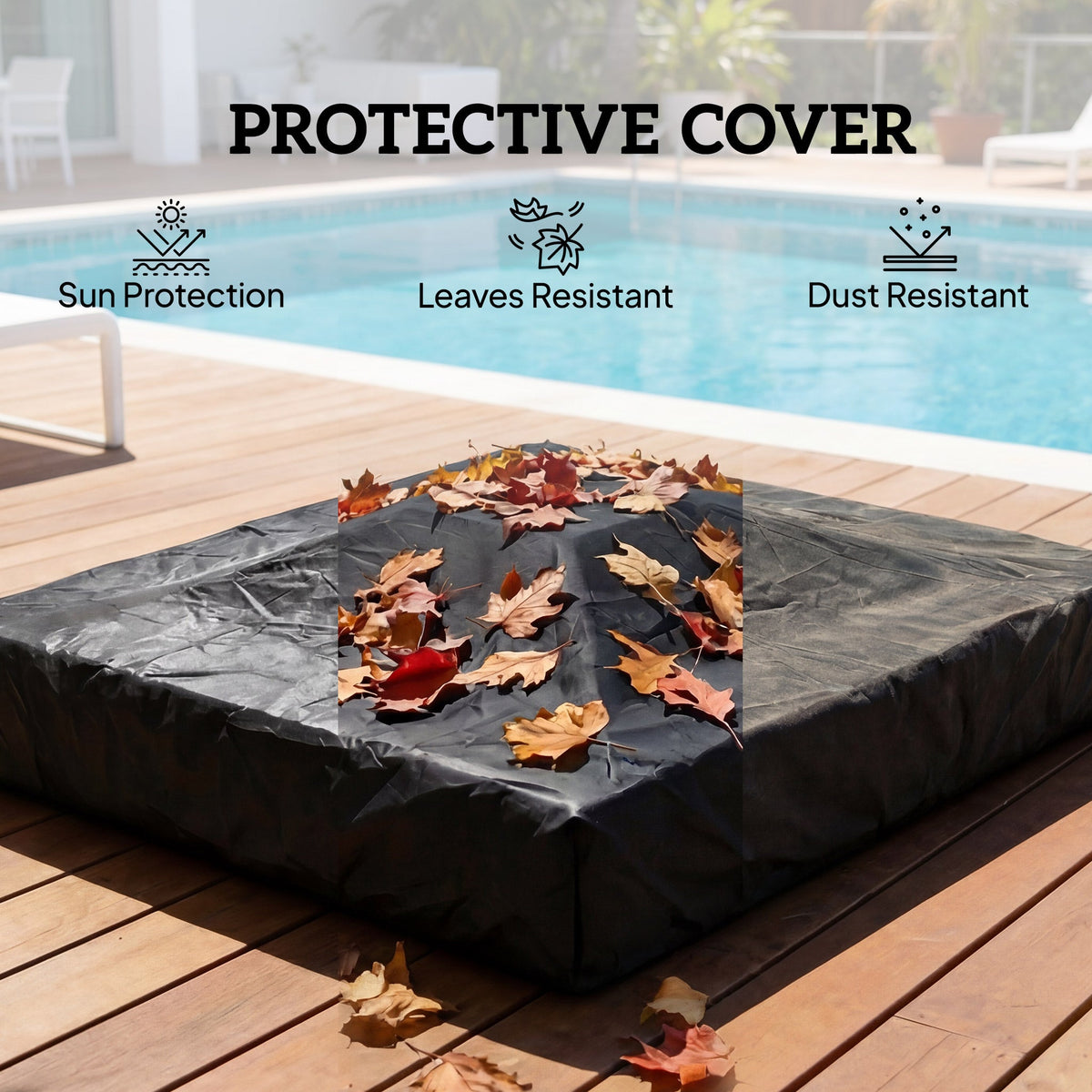 Rattan Adjustable Sun Loungers Set of 2 with Side Table, Recliner Sunbeds
