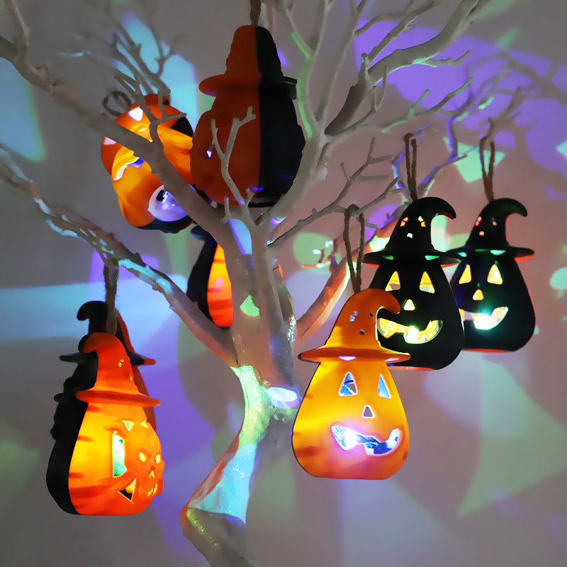 Mini Halloween Pumpkin & Skull Lanterns