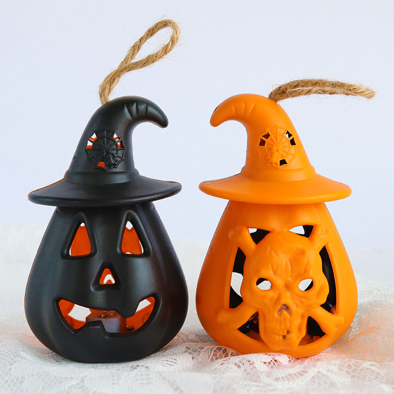 Mini Halloween Pumpkin & Skull Lanterns