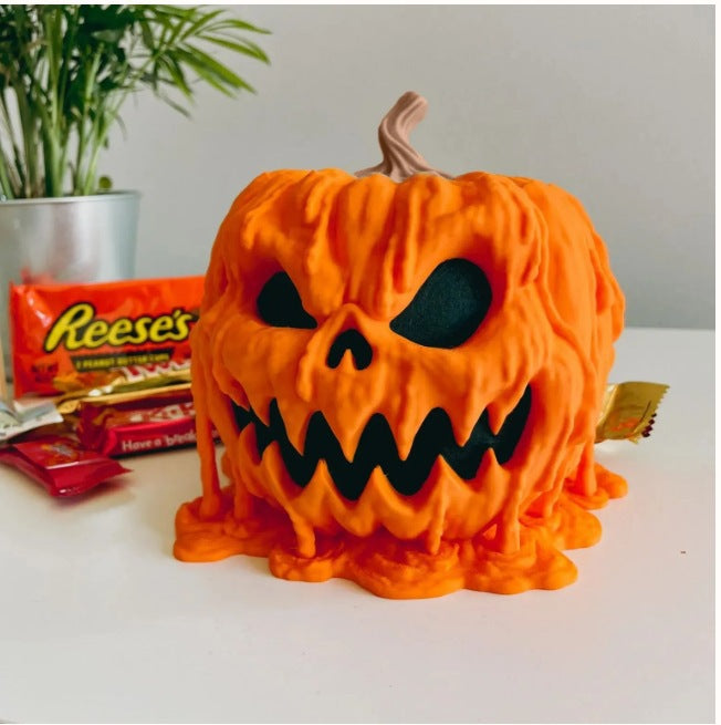 Melting Pumpkin Sweet Bowl with Lid