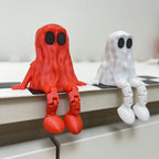 Jointed 3D-Printed Halloween Ghost Ornament