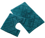 Cotton Bath Mat & Pedestal Set - Super Soft & Absorbent