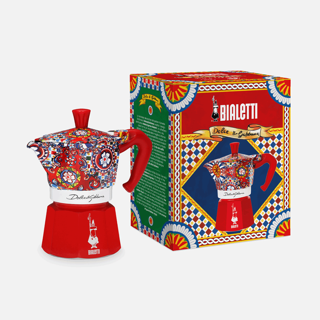 Bialetti x Dolce&Gabbana Sicilian Cart Moka Express Stovetop Coffee Maker