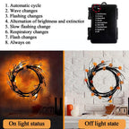 Halloween LED Willow Vine String Light – Bats or Pumpkins