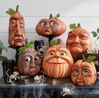 Halloween Resin Pumpkin Decorations – Singles or Set of 6