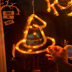 Halloween LED Window Lights – Pumpkin, Spider & Ghost