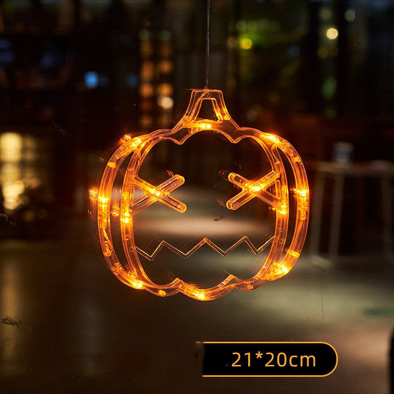Halloween LED Window Lights – Pumpkin, Spider & Ghost