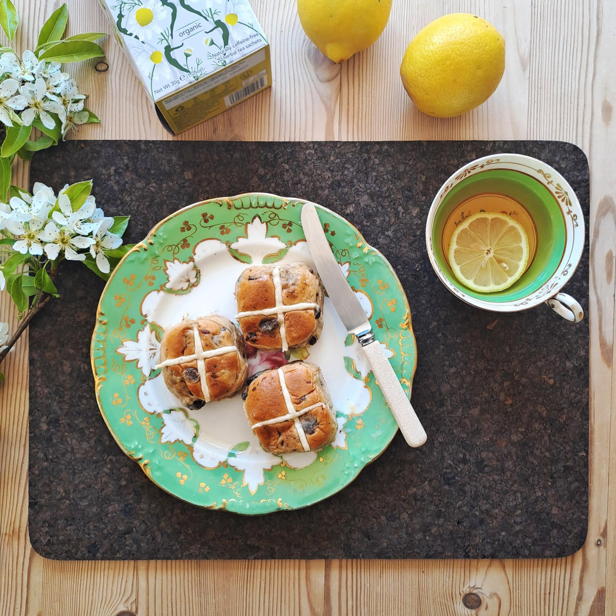 Cork Placemats | Dark | Rectangular