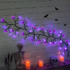Halloween LED Willow Vine String Light – Bats or Pumpkins
