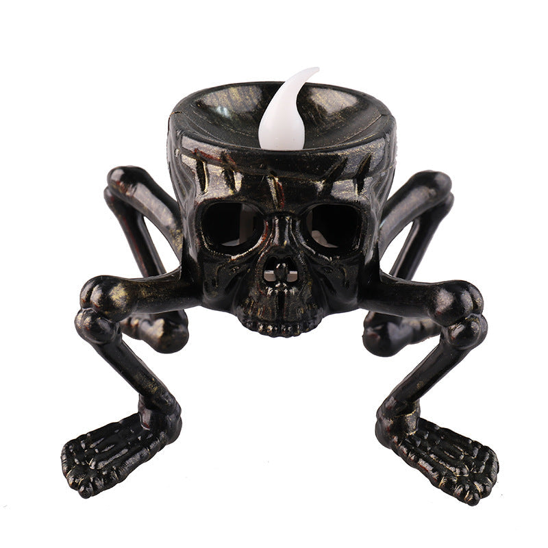 Skull & Skeleton Hand LED Candle Lanterns