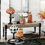 Halloween Resin Pumpkin Decorations – Singles or Set of 6