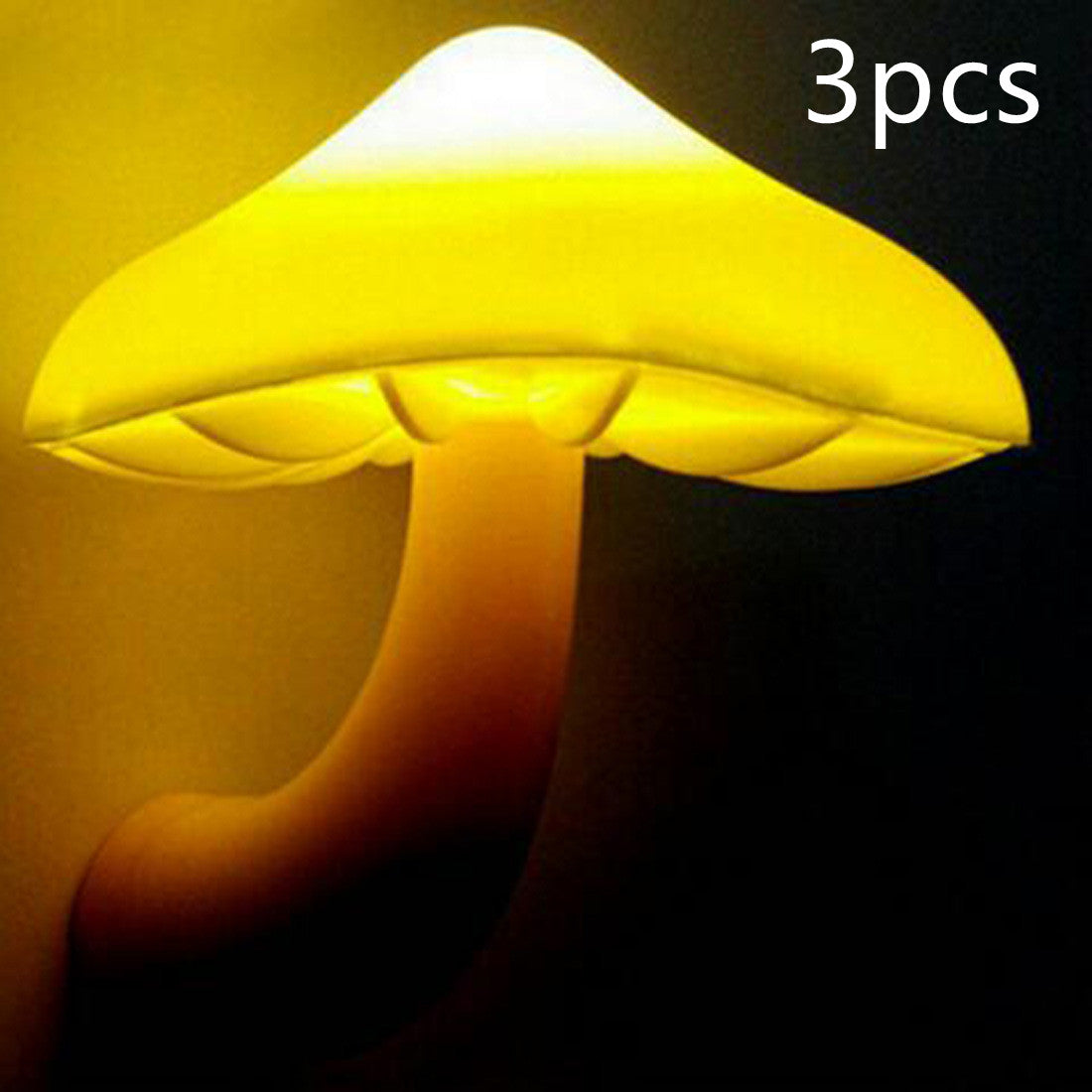 Mushroom LED Lamp, Warm Light, Sensor, EU US Plug