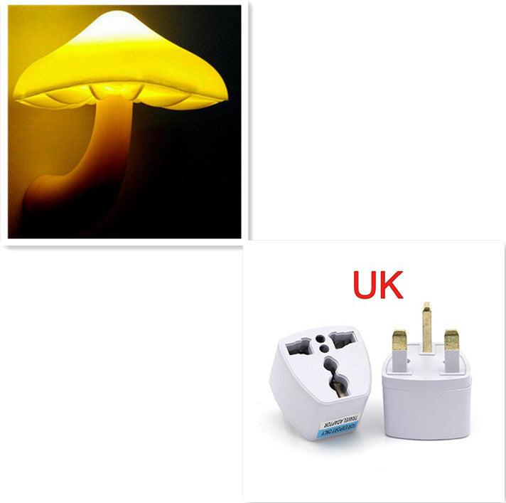 Mushroom LED Lamp, Warm Light, Sensor, EU US Plug