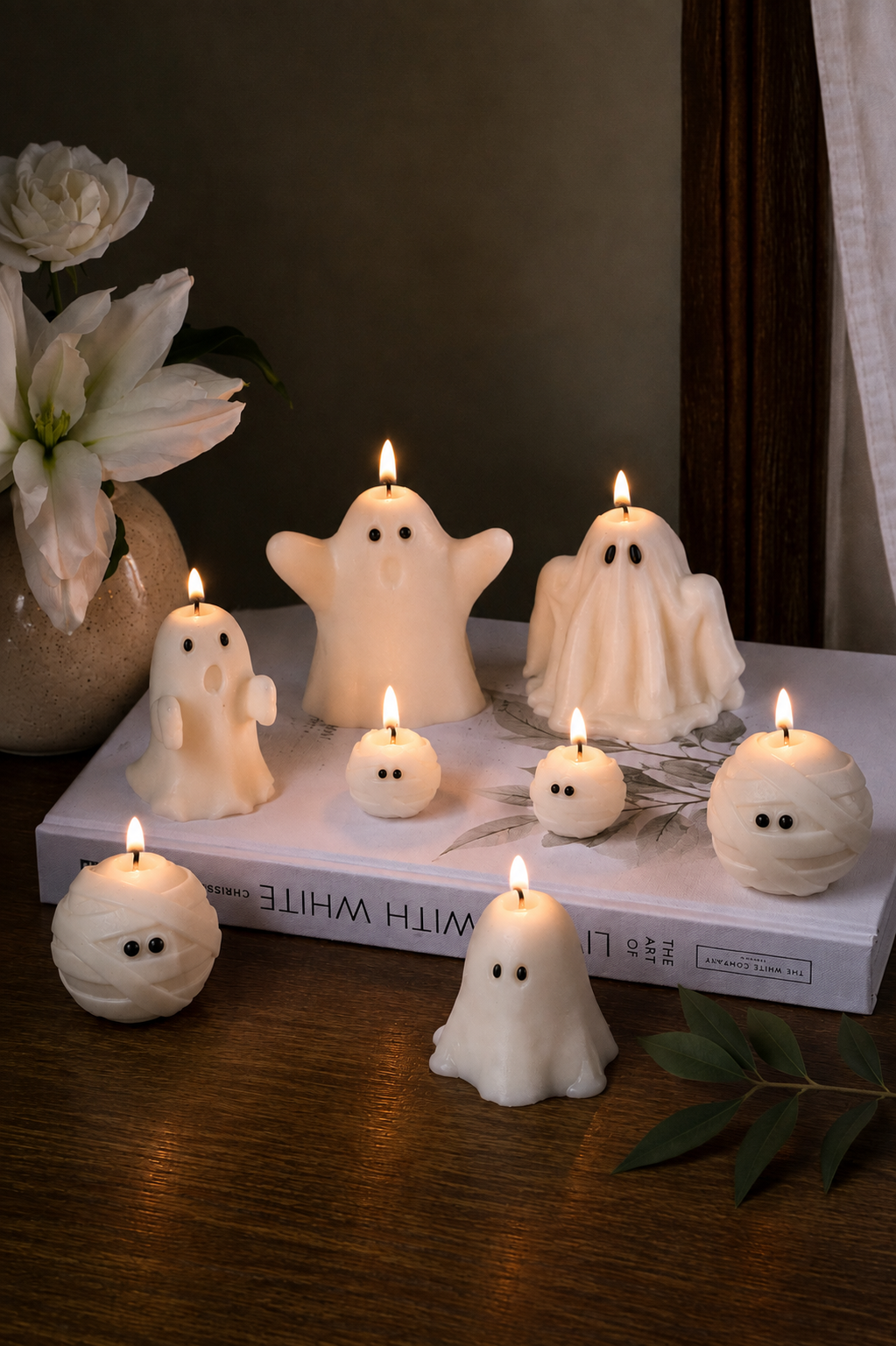 Handmade Ghost Soy Wax Candles