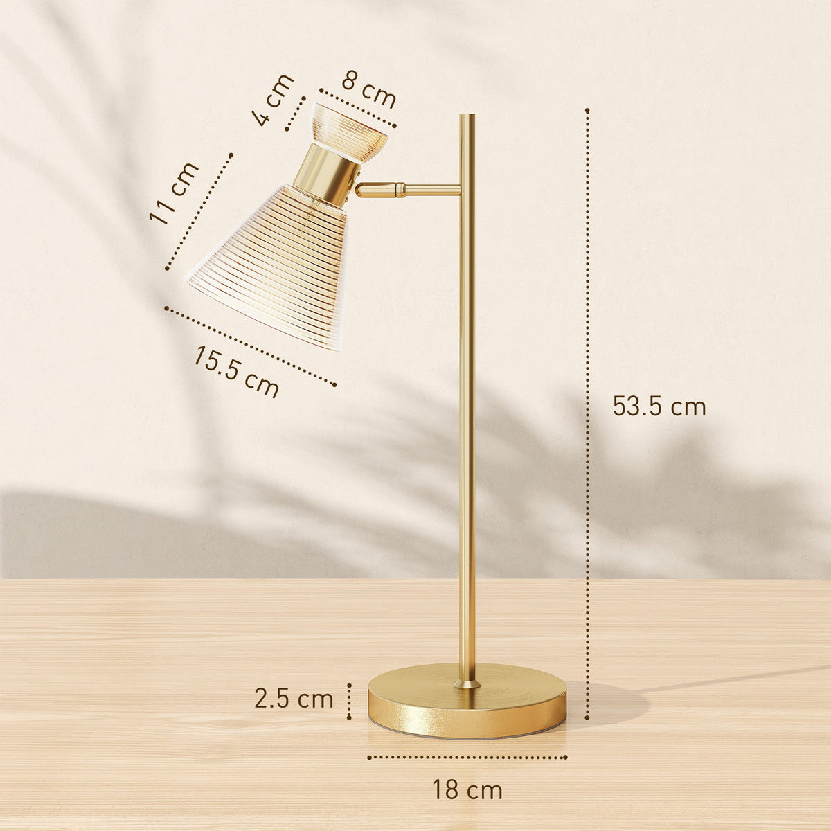 Modern Bedside Table Lamp with Adjustable Flower-Shaped Head