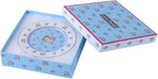 Porcelain 4-Piece Cake Plate Set – Blue Rose
