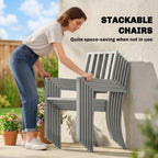 7-Piece Garden Table & Chairs Set with Umbrella Hole