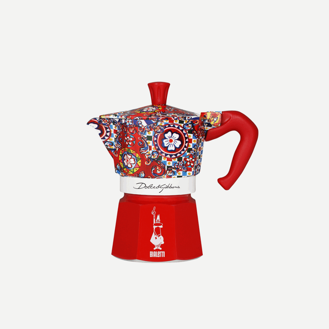 Bialetti x Dolce&Gabbana Sicilian Cart Moka Express Stovetop Coffee Maker
