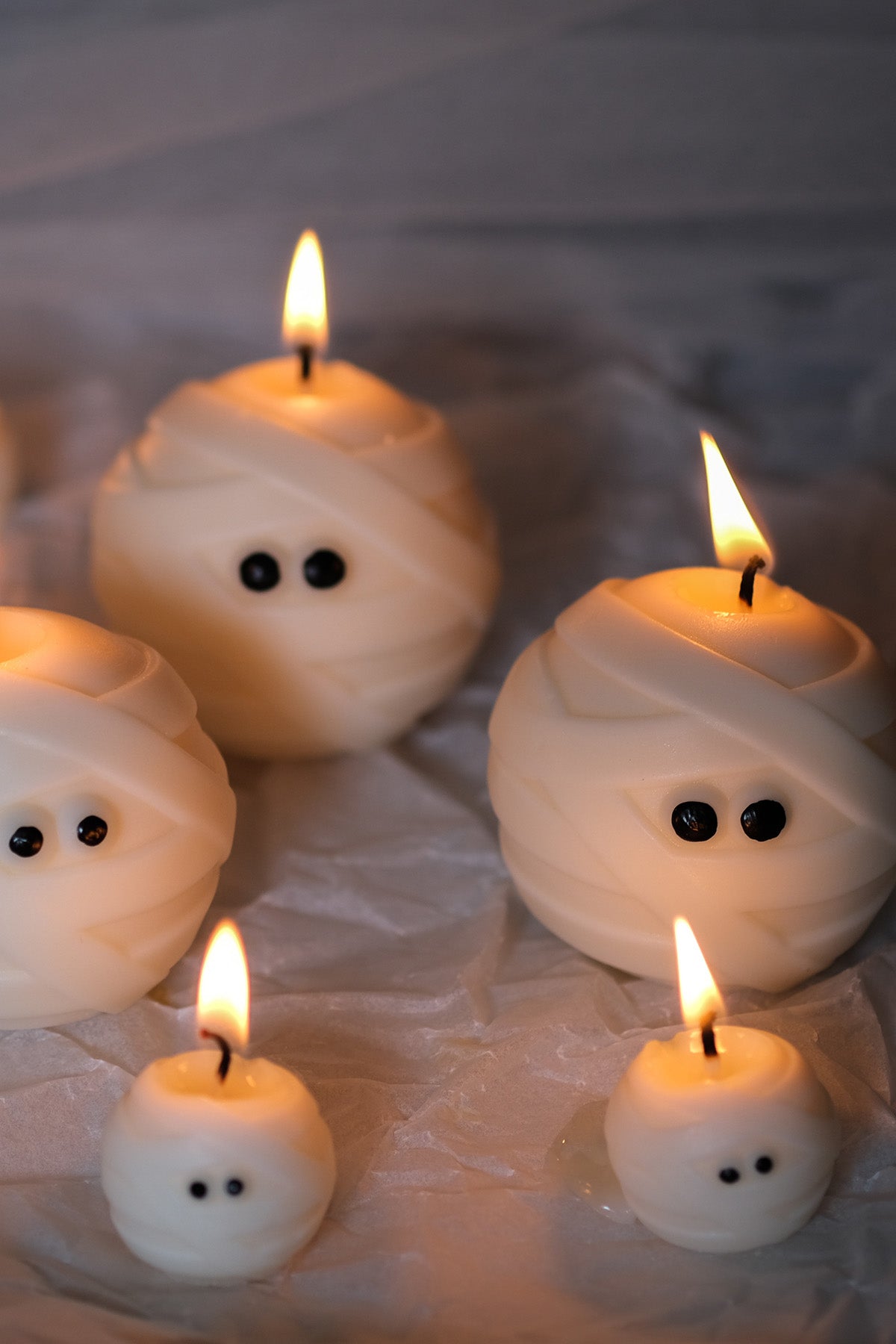 Mummy & Ghost Soy Wax Candle Duo