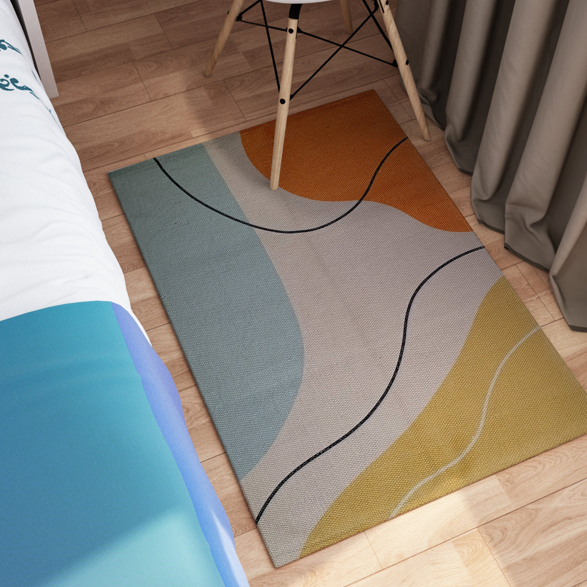 Rug Venus Design Modern Non Slip Soft
