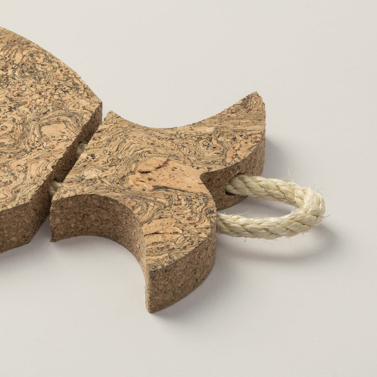 Twist Cork Sea Bass Trivet - Heat Resistant Kitchen Surface Protector